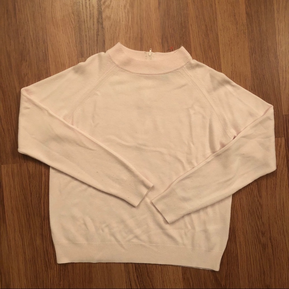 🌸pastel pink mock neck sweater